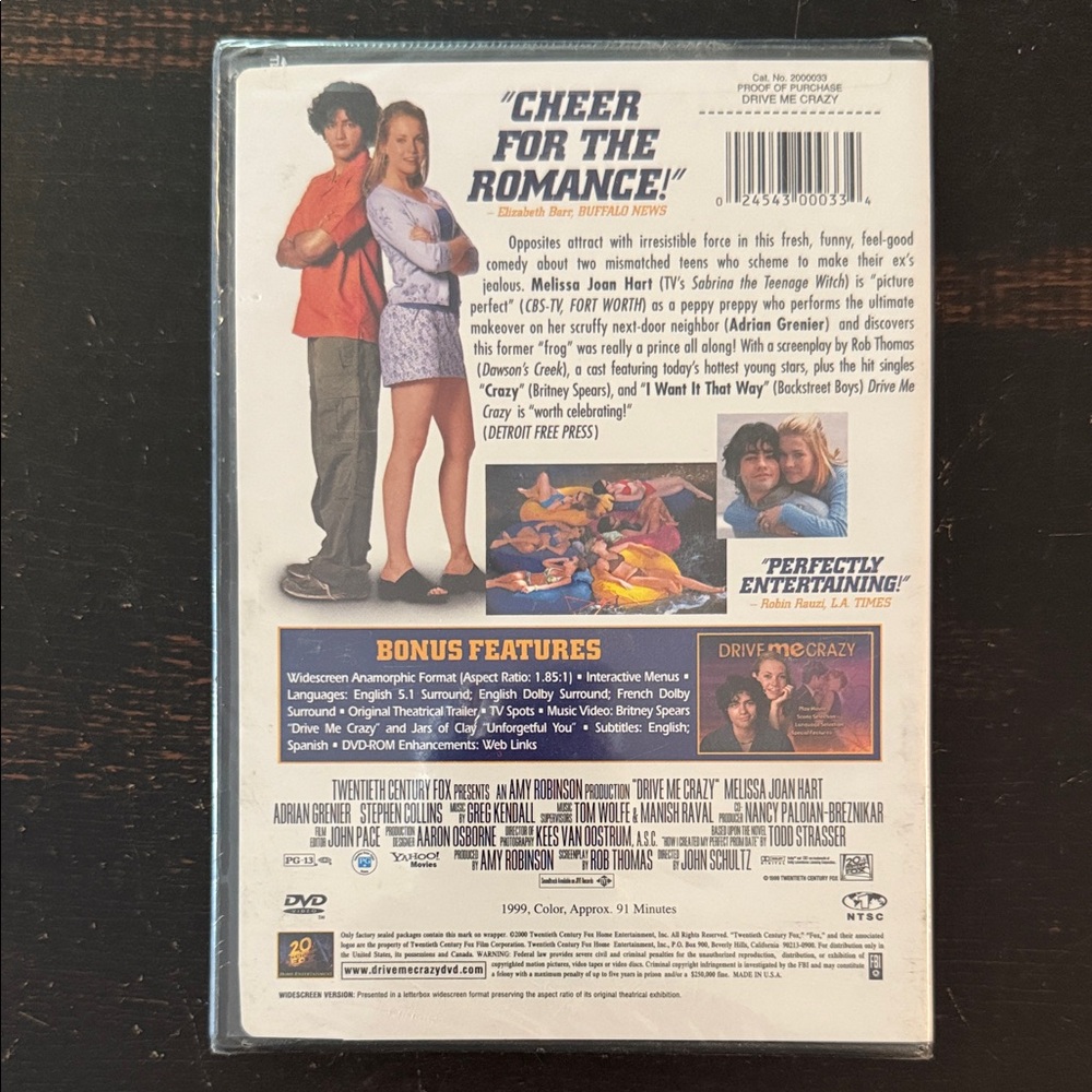 Drive Me Crazy DVD - Picture 2 of 2